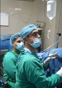 Laser surgery of prostate